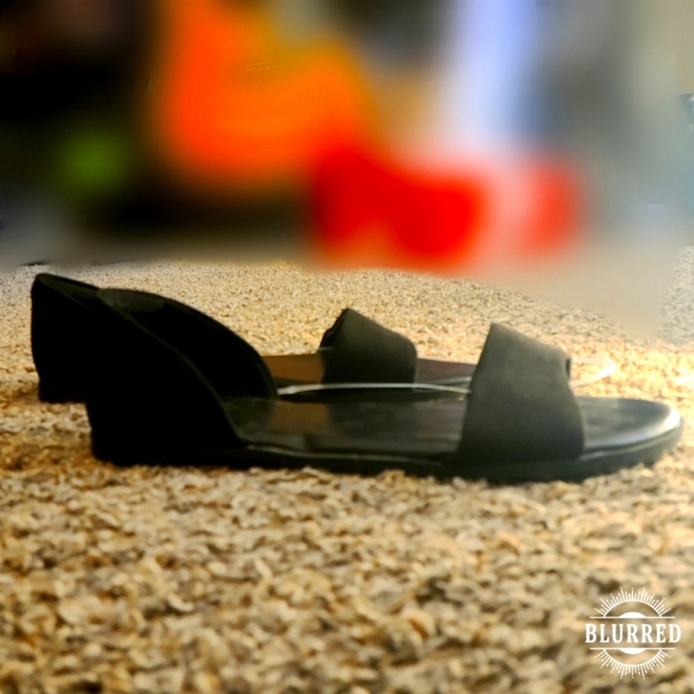 A new day Ann Two Piece Black Sandals